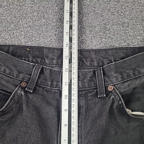 Vintage Levi's 619 Orange Tab Straight Leg Jeans Med Wash Black Size 32x31 90s - Picture 7 of 9